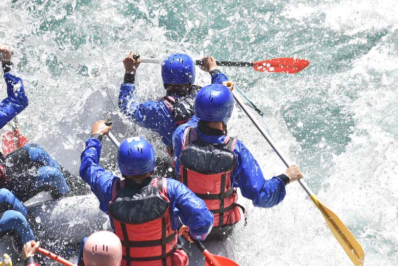 Rafting nas corredeiras do rio Lütschine em Interlaken