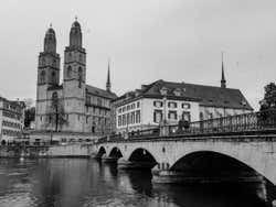 Grossmünster no passado
