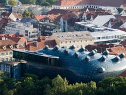 Museu Kunsthaus visto das alturas